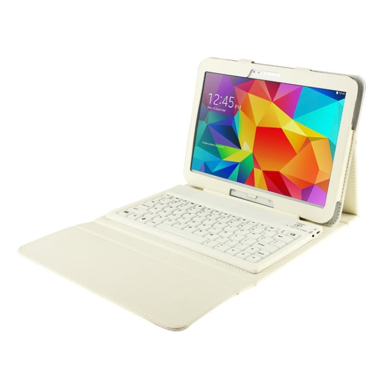 Bluetooth 3.0 Keyboard Leather Tablet Case with Holder for Galaxy Tab 4 10.1 / T530