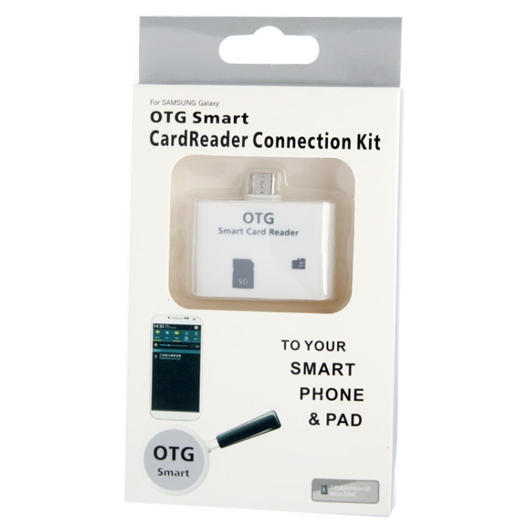 Multi-Function Galaxy OTG Connection Kit for Galaxy S IV / i9500 / Galaxy Note II / N7100 / S III / i9300 / Galaxy Note / i9220 / Galaxy S II / i9100(White)