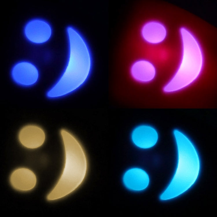 7-colors Luminescence Micro 5 Pin USB Charge / Data Transfer Cable with Smile Face, Suitable for Galaxy S6 / S IV / i9500 / i9200 / i9300