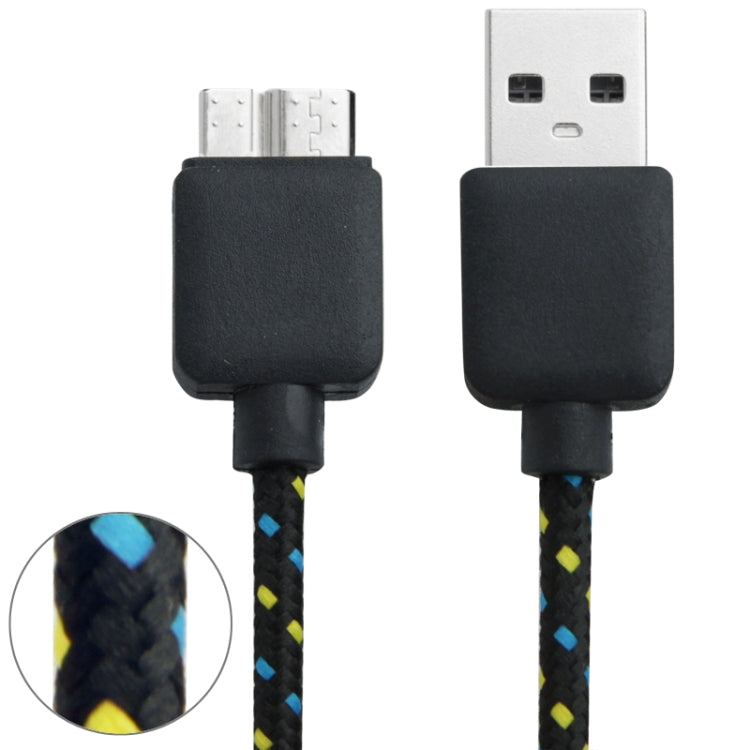 2m Nylon Style Micro USB 3.0 Data Transfer / Charge Sync Cable, For Galaxy Note III / N9000, Galaxy S5 / G900