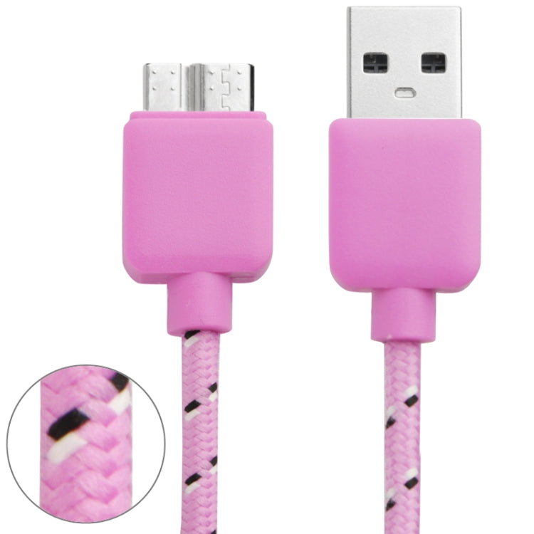 2m Nylon Style Micro USB 3.0 Data Transfer / Charge Sync Cable, For Galaxy Note III / N9000, Galaxy S5 / G900