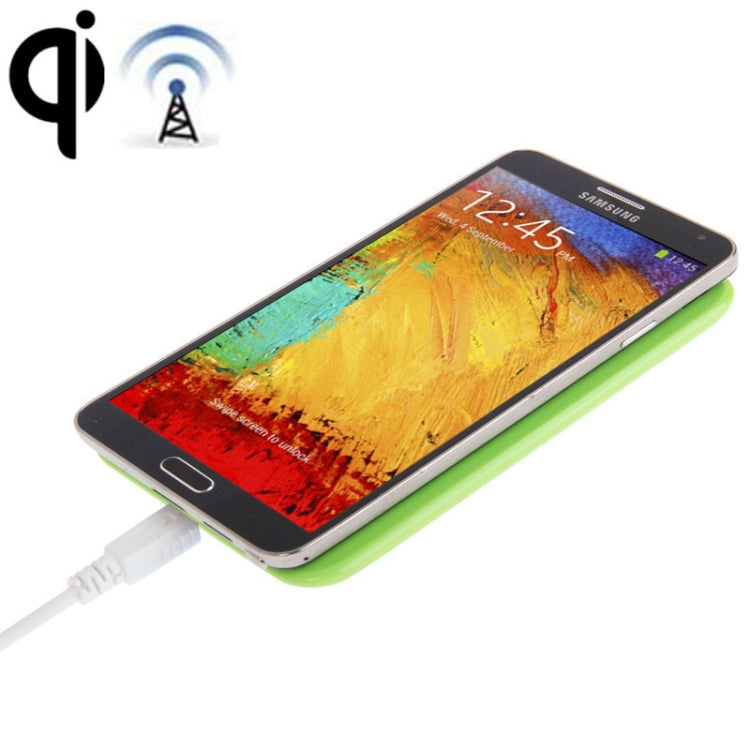 Qi Standard Ultra Slim Wireless Charger Mat / Wireless Charging Transmitter, For iPhone 8 / 8 Plus / X & Galaxy S6 / Note III / N9000,Nokia Lumia 920 / Lumia 820 / LG Nexus 4 / HTC 8X / Droid DNA / Galaxy S III / Samsung Note II / Galaxy S IV / i9500