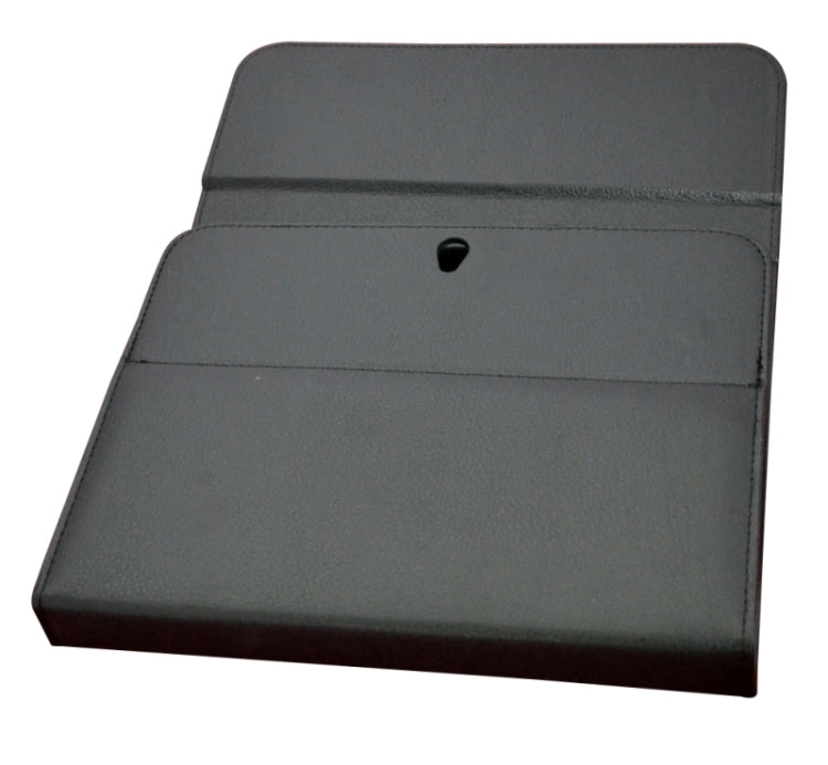 Bluetooth Silicone Keyboard Leather Tablet Case with Holder for Galaxy Tab 4 (10.1) / T530(Black)