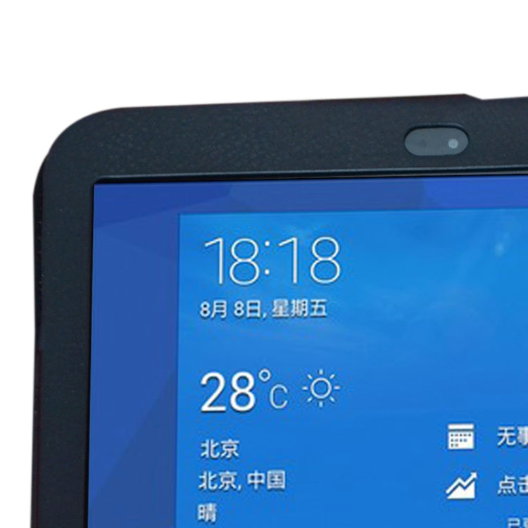 Bluetooth Silicone Keyboard Leather Tablet Case with Holder for Galaxy Tab 4 (10.1) / T530(Black)