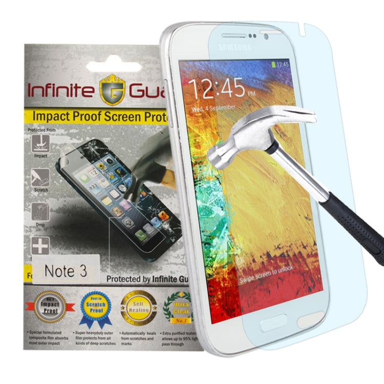 0.3mm Infinite Guard Imapct Proof Anti-Shock & Anti-drop & Anti-explosion Screen Protector for Galaxy Note III / N9000(Transparent)