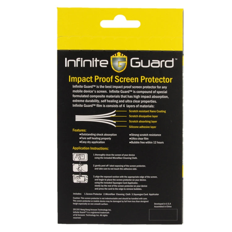 0.3mm Infinite Guard Imapct Proof Anti-Shock & Anti-drop & Anti-explosion Screen Protector for Galaxy Note III / N9000(Transparent)