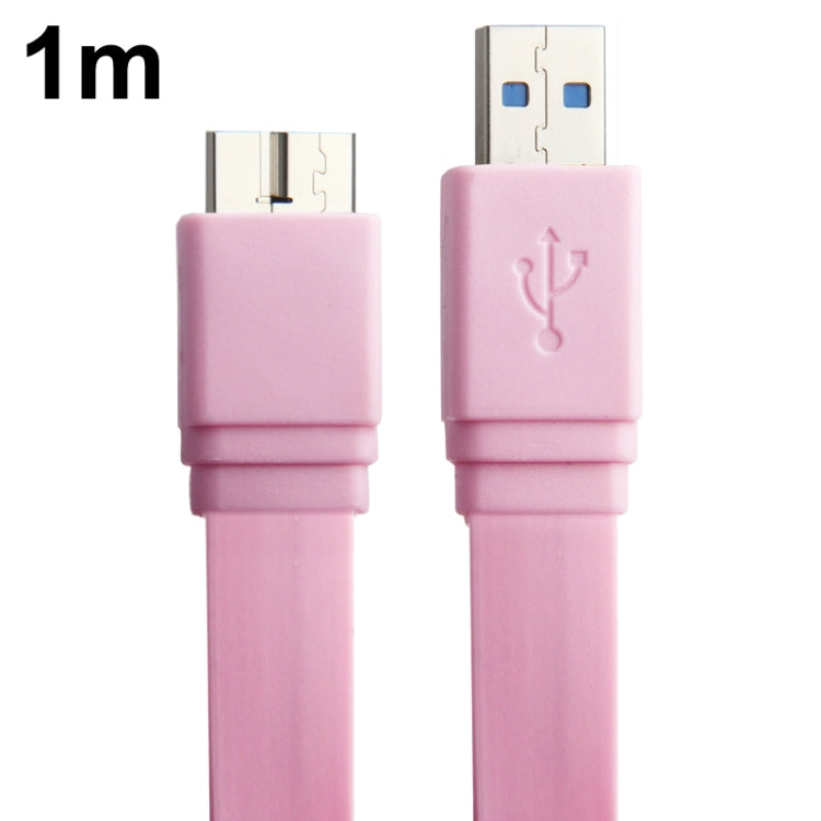 Noodle Style USB 3.0 Data Transfer / Charge Sync Cable for Galaxy Note III / N9000, Length: 1m