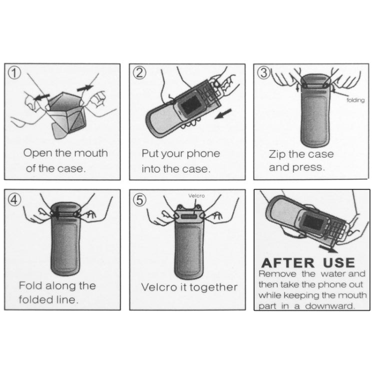 IPX8 Highest Grade Flexible Water-proof / Dirt-proof Bag with Neck Strap, Suitable for Galaxy Mega 5.8 / i9150 / N7100 / Note III / N9000