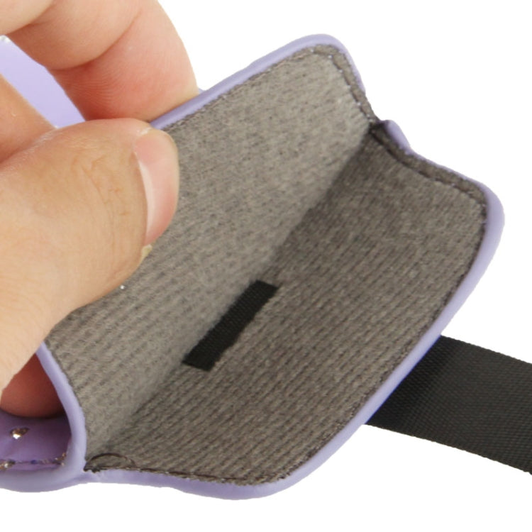 Diamond Palace Flower Pattern Leather Case Pocket Pouch Sleeve Bag with Pull Up Tab for Galaxy S IV / i9500 / i9300 / i9190