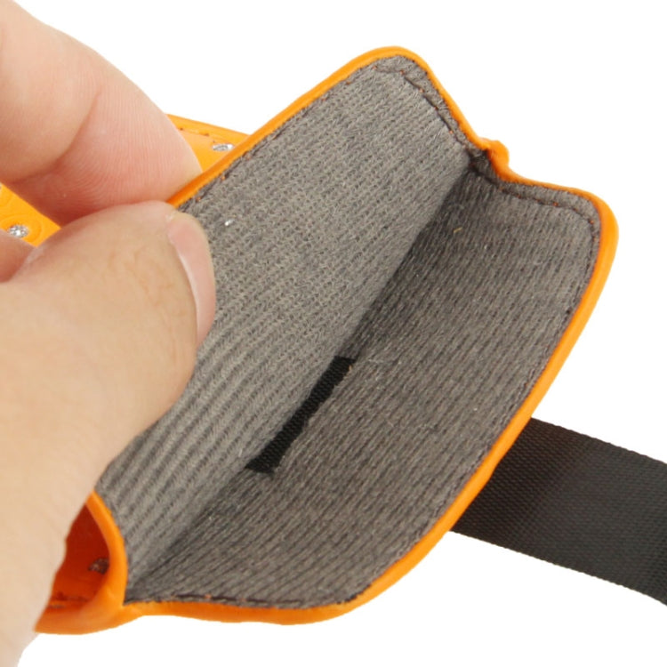 Diamond Palace Flower Pattern Leather Case Pocket Pouch Sleeve Bag with Pull Up Tab for Galaxy S IV / i9500 / i9300 / i9190