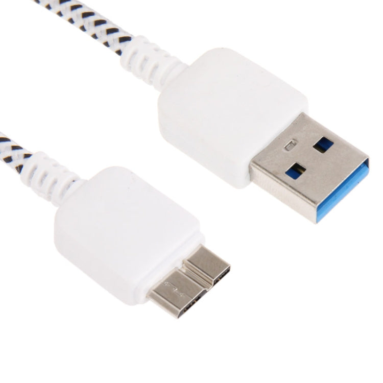 Nylon Netting Style Micro USB 3.0 to USB 3.0 Data Transfer / Charge Sync Cable for Galaxy Note III / N9000 / N9002 / N9006, Length: 1m