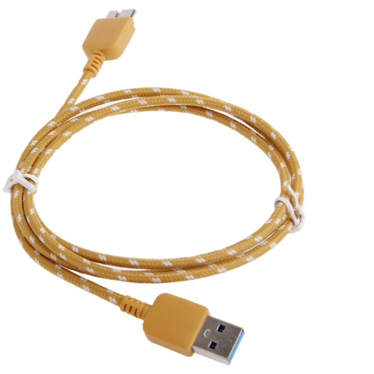 Nylon Netting Style Micro USB 3.0 to USB 3.0 Data Transfer / Charge Sync Cable for Galaxy Note III / N9000 / N9002 / N9006, Length: 1m