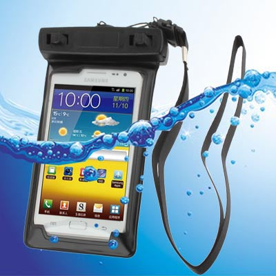 Universal Waterproof Bag with Strap & Armband for Galaxy Note / i9220 / N7000,Note LTE / N7005 / iPhone 4 & 4S / All Less than 5.3 inch Mobile Phone