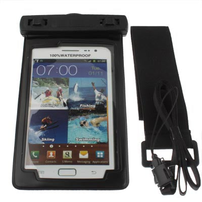 Universal Waterproof Bag with Strap & Armband for Galaxy Note / i9220 / N7000,Note LTE / N7005 / iPhone 4 & 4S / All Less than 5.3 inch Mobile Phone