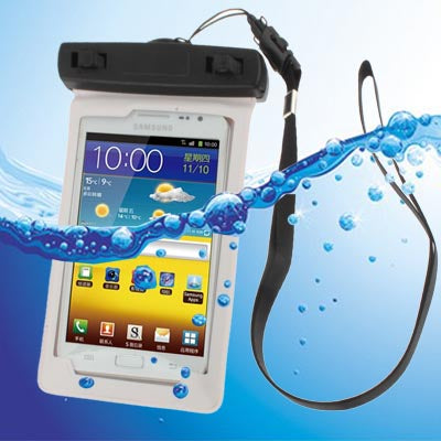 Universal Waterproof Bag with Strap & Armband for Galaxy Note / i9220 / N7000,Note LTE / N7005 / iPhone 4 & 4S / All Less than 5.3 inch Mobile Phone