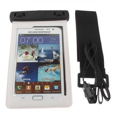 Universal Waterproof Bag with Strap & Armband for Galaxy Note / i9220 / N7000,Note LTE / N7005 / iPhone 4 & 4S / All Less than 5.3 inch Mobile Phone
