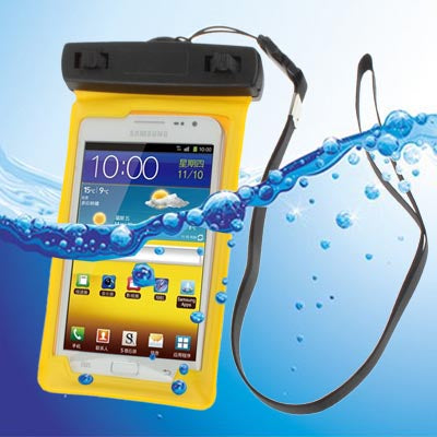Universal Waterproof Bag with Strap & Armband for Galaxy Note / i9220 / N7000,Note LTE / N7005 / iPhone 4 & 4S / All Less than 5.3 inch Mobile Phone