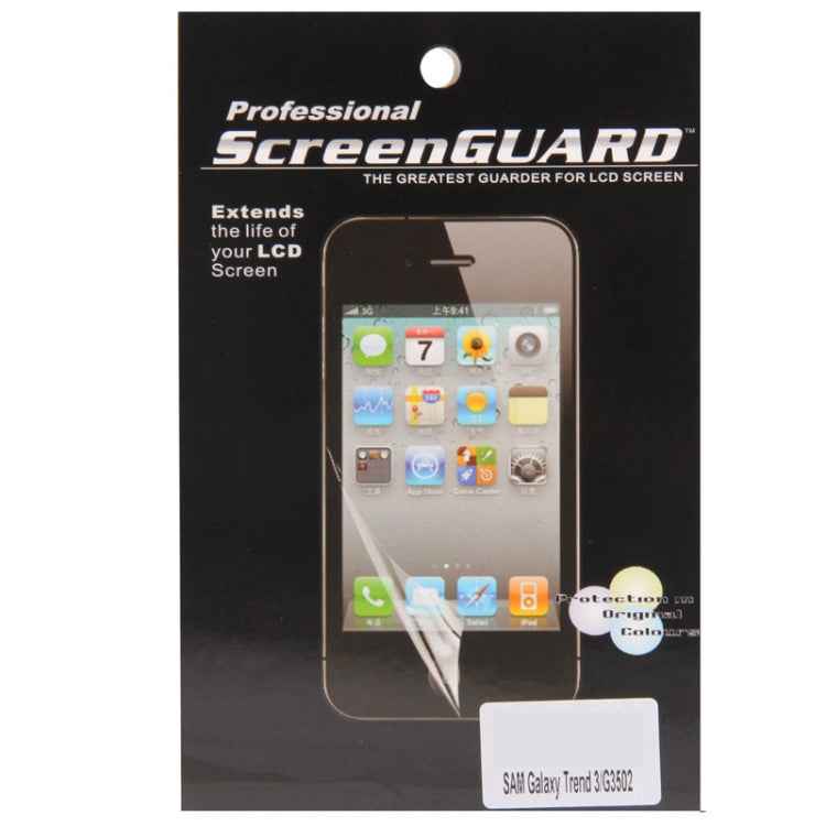 Screen Guard Taiwan Material Super Ultra Screen Protector for Galaxy Core Plus G3500 / Galaxy Trend 3 / G3502,