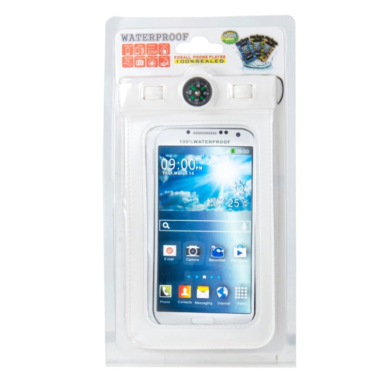 IPX8 Grade Flexible Waterproof / Dustproof Bag with Magnetic Compass, Suitable for Galaxy Note III / Note II / S5