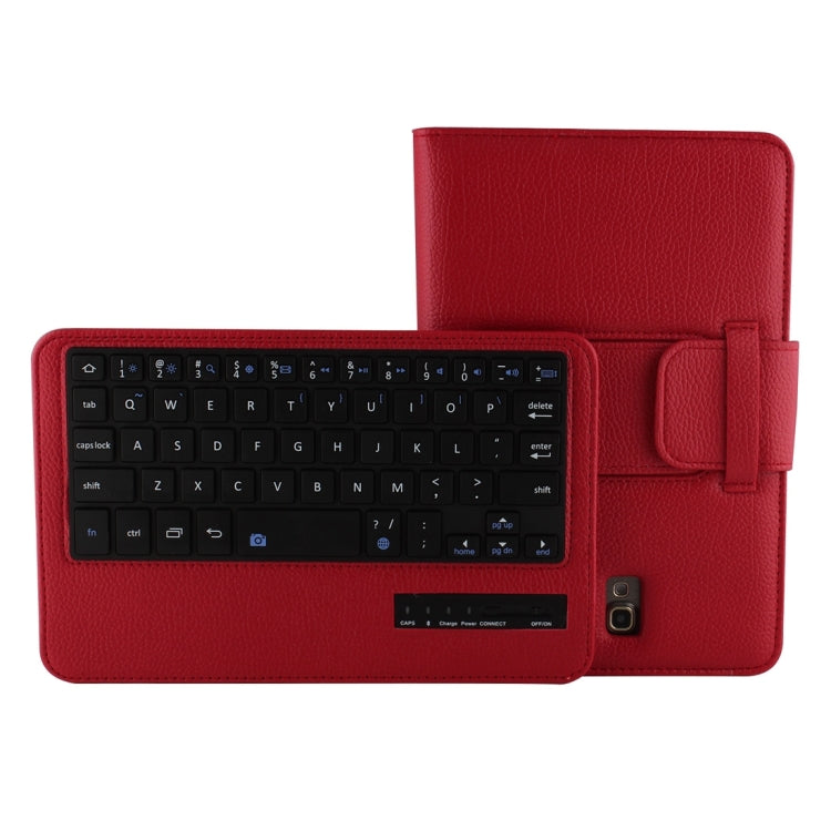 For Galaxy Tab S 8.4 / T700 Bluetooth Keyboard Litchi Texture Leather Tablet Case with Sleep / Wake-up Function & Holder