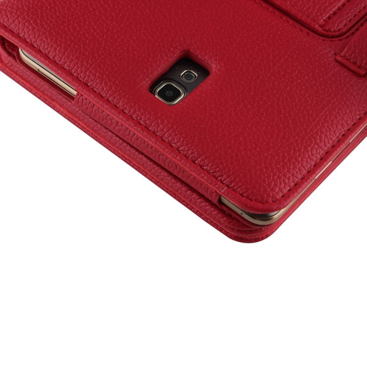 For Galaxy Tab S 8.4 / T700 Bluetooth Keyboard Litchi Texture Leather Tablet Case with Sleep / Wake-up Function & Holder