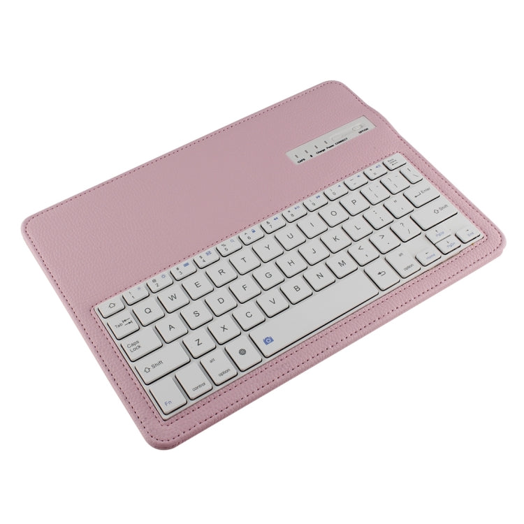 For Galaxy Tab S 10.5 / T800 Bluetooth Keyboard Litchi Texture Leather Tablet Case with Sleep / Wake-up Function & Holder