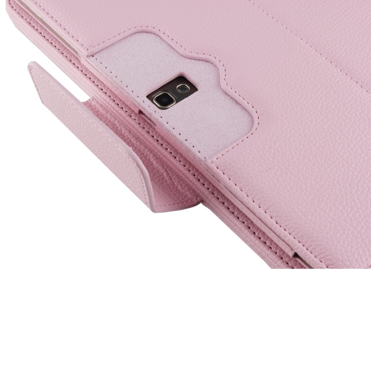 For Galaxy Tab S 10.5 / T800 Bluetooth Keyboard Litchi Texture Leather Tablet Case with Sleep / Wake-up Function & Holder
