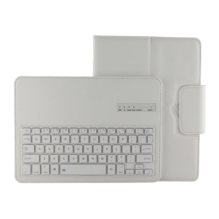 For Galaxy Tab S 10.5 / T800 Bluetooth Keyboard Litchi Texture Leather Tablet Case with Sleep / Wake-up Function & Holder