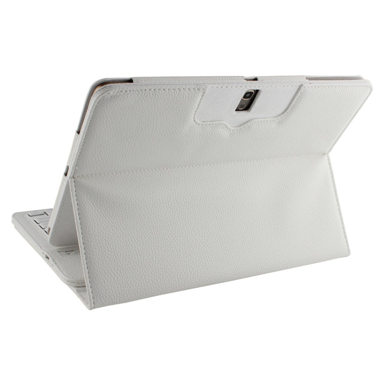 For Galaxy Tab S 10.5 / T800 Bluetooth Keyboard Litchi Texture Leather Tablet Case with Sleep / Wake-up Function & Holder