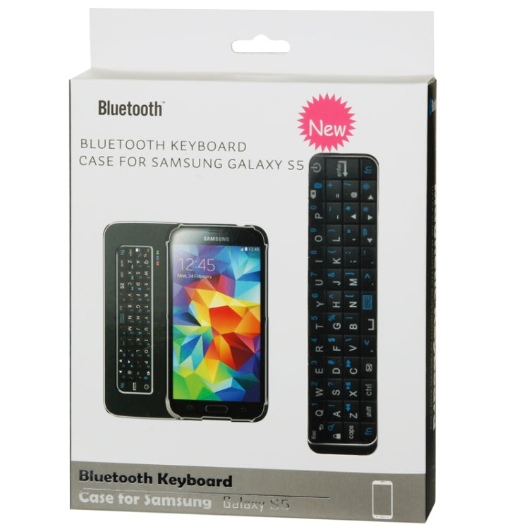Bluetooth 3.0 Magnetic Removable Keyboard Tablet Case for Galaxy S5 / G900