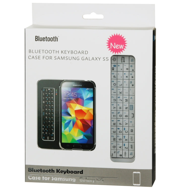 Bluetooth 3.0 Magnetic Removable Keyboard Tablet Case for Galaxy S5 / G900