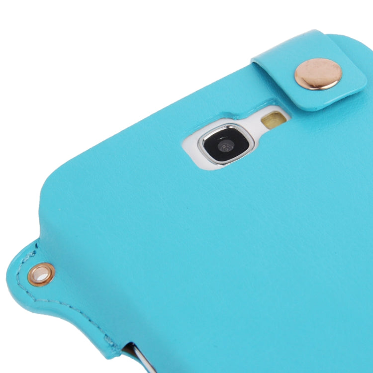 Crazy Horse Texture Touch Screen Vertical Style Leather Case with Lanyard & Earphone Winder for Galaxy Note II / N7100