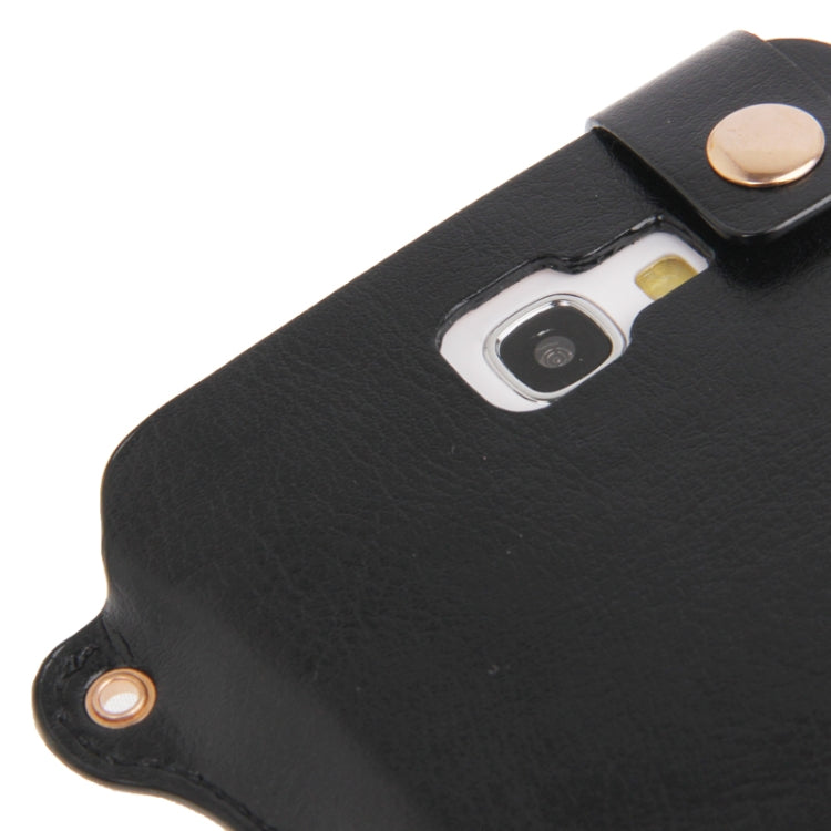 Crazy Horse Texture Touch Screen Vertical Style Leather Case with Lanyard & Earphone Winder for Galaxy Note II / N7100