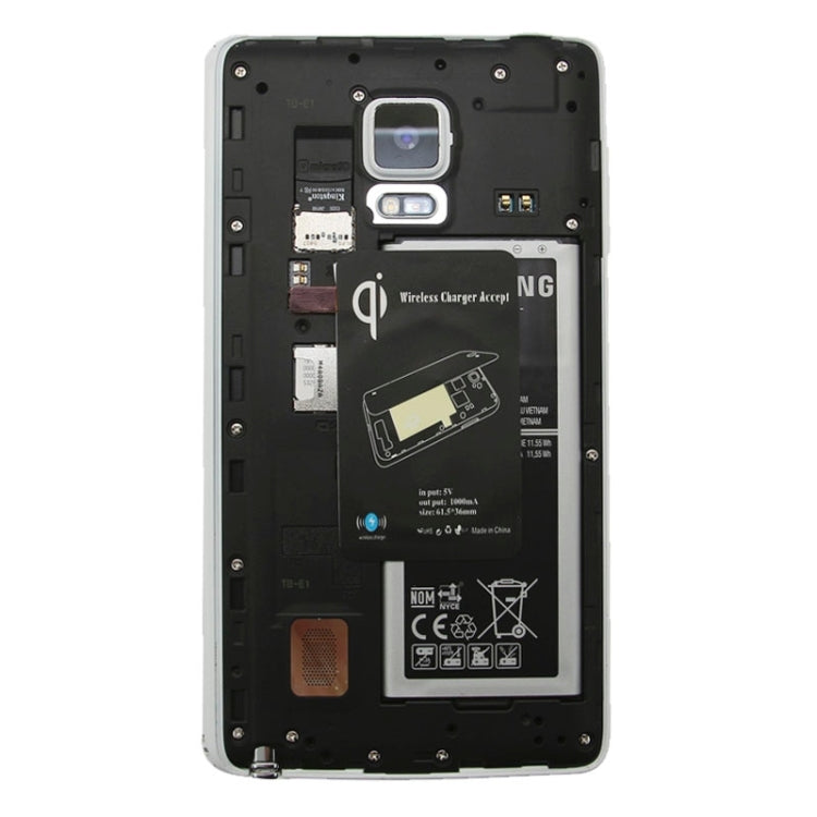 Wireless Charging Sticker Receiver, For Galaxy Note Edge / N915V / N915P / N915T / N915A(Black)