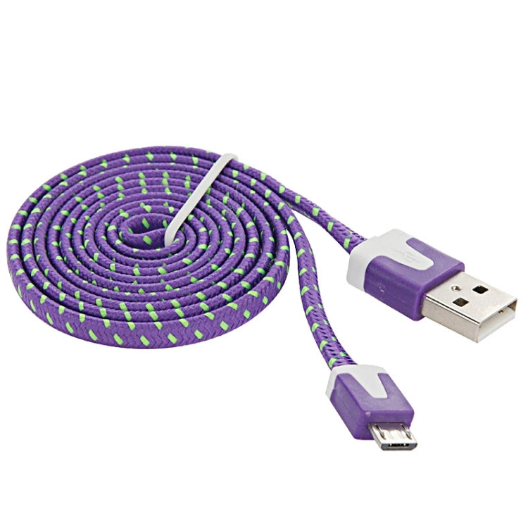 1m Woven Style Micro USB to USB Data / Charging Cable for Samsung Galaxy S7 & S7 Edge / LG G4 / Huawei P8 / Xiaomi Mi4 and other Smartphones