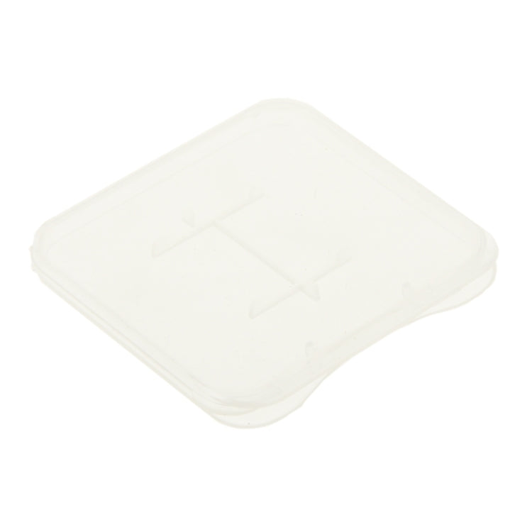 100 PCS Transparent Plastic Storage Card Box for Micro SD Card (TF Card)
