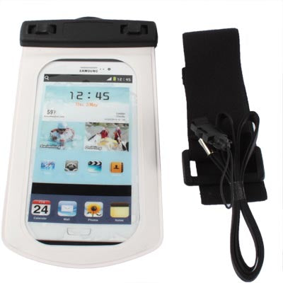 Waterproof Bag with Strap & Armband for Galaxy SIII / i9300,