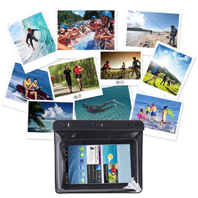 WP-120 Black Waterproof Bag with Armband for 7.0~7.7 inch Tablet PC, Water-proof Depth: 10M (IPX8)(Black)