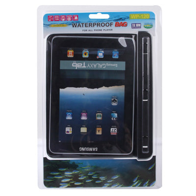 WP-120 Black Waterproof Bag with Armband for 7.0~7.7 inch Tablet PC, Water-proof Depth: 10M (IPX8)(Black)