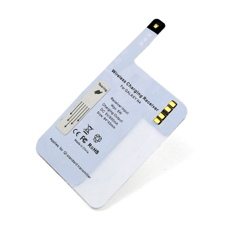Ultra-thin Wireless Charger Receiver for Galaxy Note 4, Applies for QI Standard Transmitter