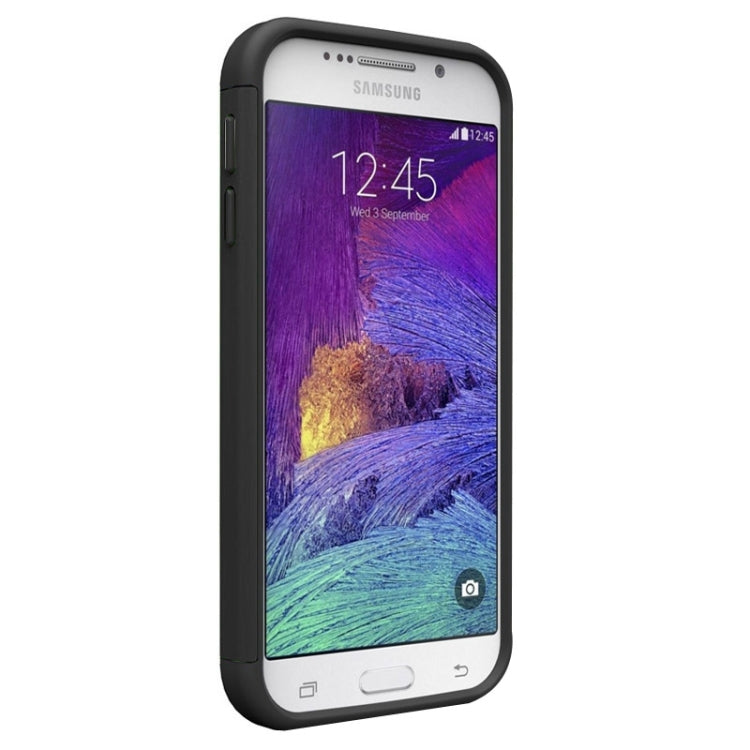 For Galaxy S6 Diamond Encrusted Plastic + TPU Combination Case