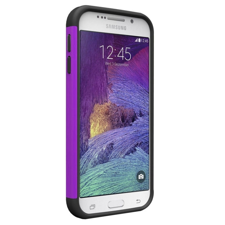 For Galaxy S6 Diamond Encrusted Plastic + TPU Combination Case