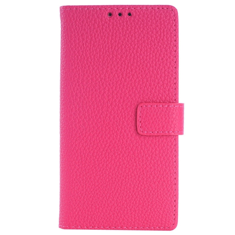 Litchi Texture Horizontal Flip Magnetic Buckle Leather Case with Card Slots & Wallet & Holder for Nokia Lumia 735