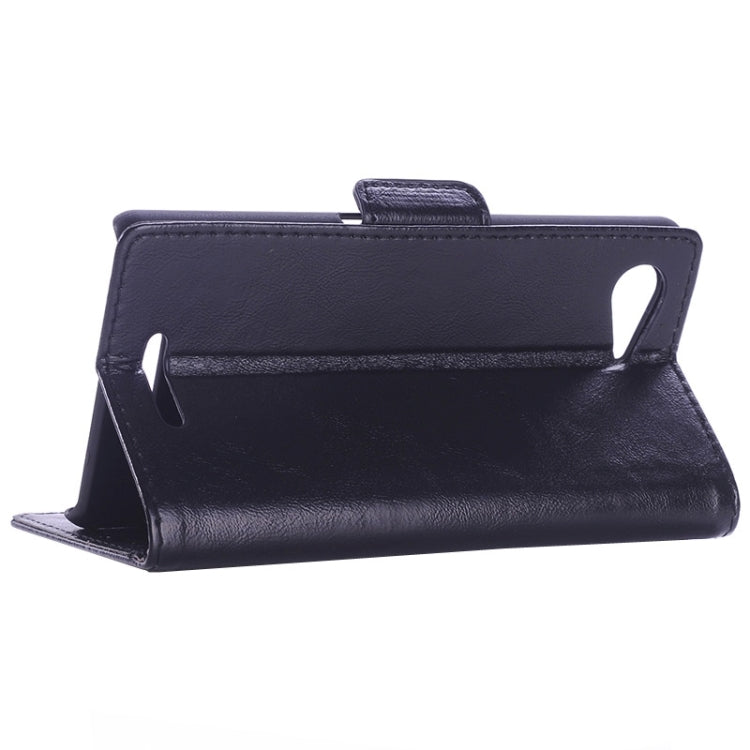 Oil Skin Texture Horizontal Flip Leather Case with Card Slots & Wallet & Holder for Sony Xperia E3