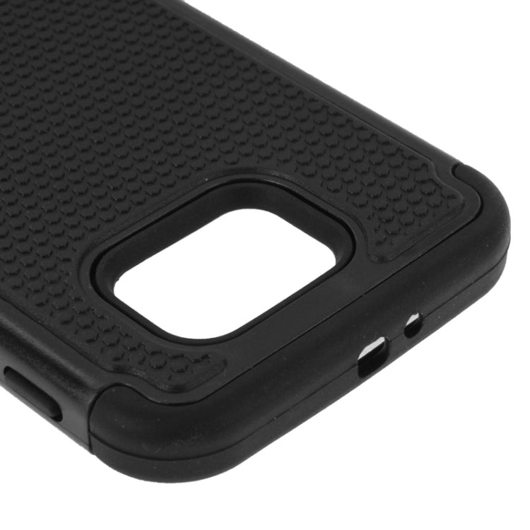 For Galaxy S6 Football Texture PC + TPU Contrast Color Combination Case