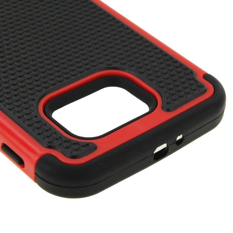 For Galaxy S6 Football Texture PC + TPU Contrast Color Combination Case