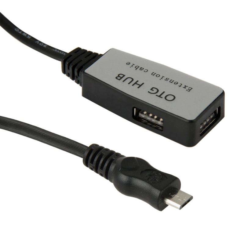 Micro USB Male to 3 USB Females OTG Cable Adapter for Galaxy S6 / SIV / SIII, Tab / Tab 2 / Tab 3 / Tab 4, Note / Note 2 / Note 4 / Note 10.1, HTC, Nokia, Sony, Length: 15cm