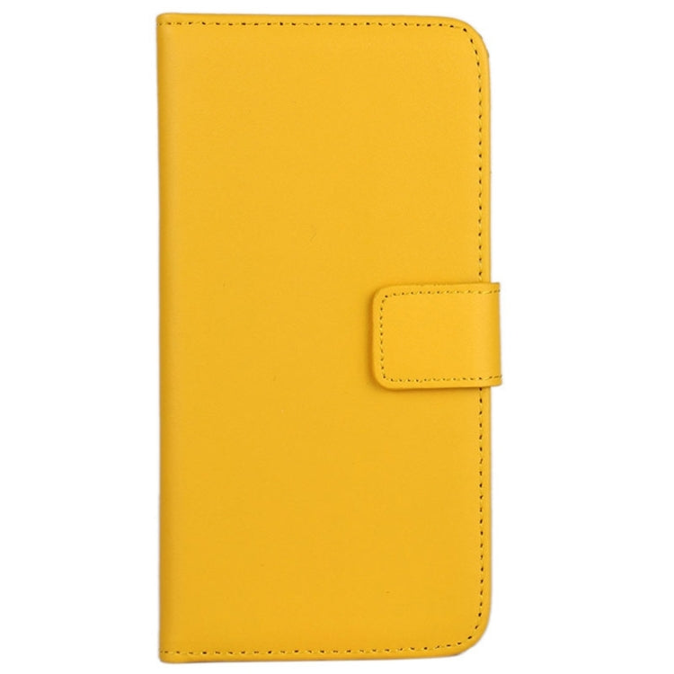 For Galaxy S6 / G920 Cowhide Split Leather Protective Case with Holder & Card Slots