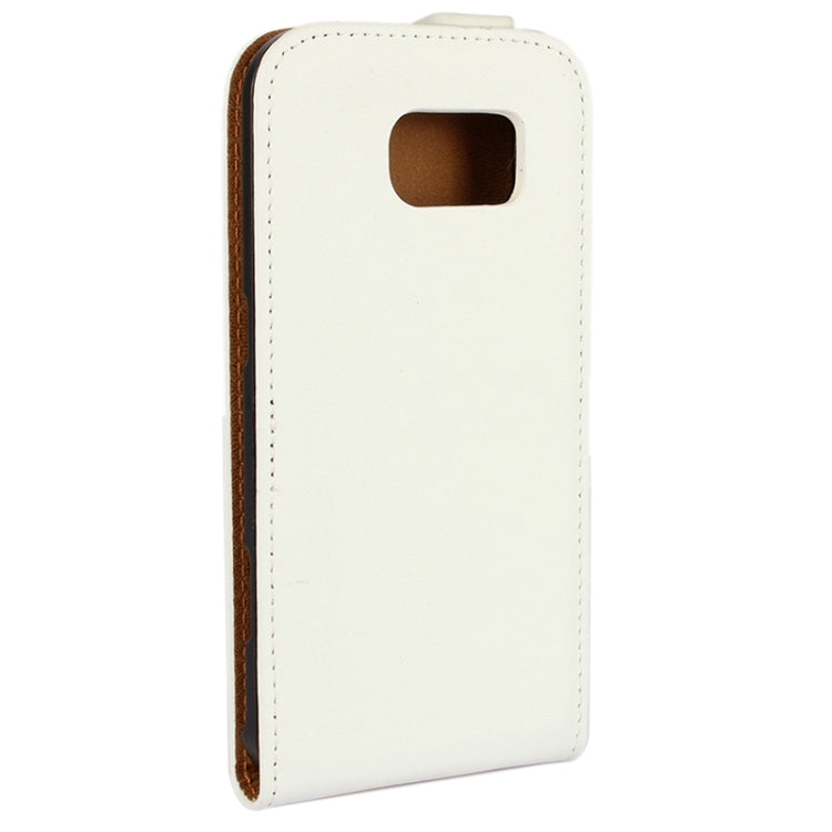 For Galaxy S6 Vertical Flip Genuine Split Leather Case