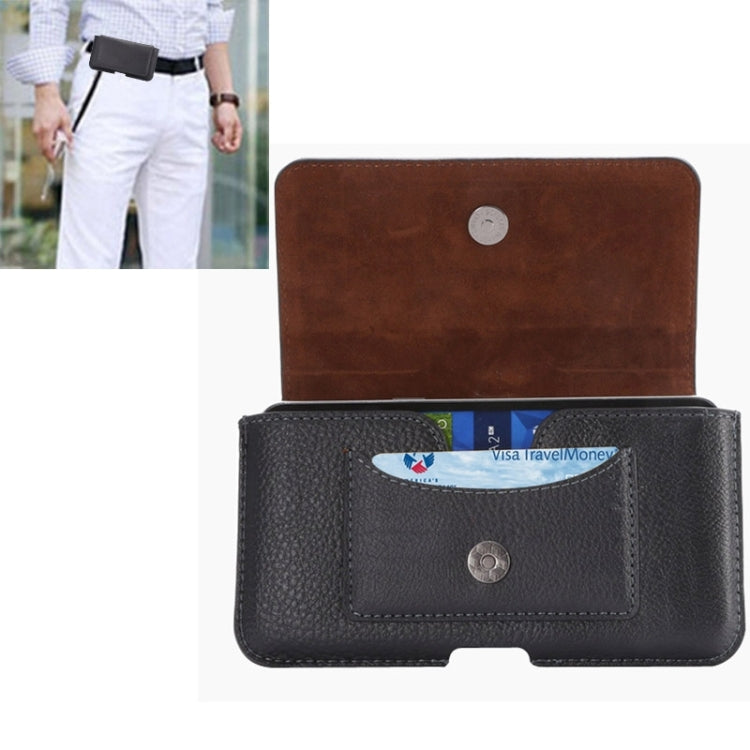 Litchi Texture Universal Horizontal Style Leather Case with Belt Hole for Galaxy Note 8 / Mega i9208 / i9200 / Mega 2 / i9205